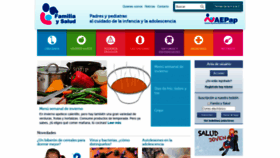 What Familiaysalud.es website looked like in 2019 (5 years ago)