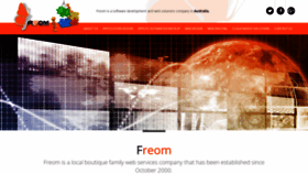 What Freom.com website looked like in 2019 (5 years ago)