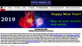 What Fifthwheelst.com website looked like in 2019 (5 years ago)