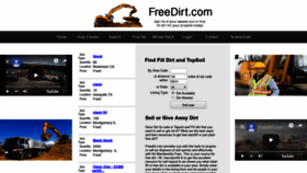 What Freedirt.com website looked like in 2019 (5 years ago)