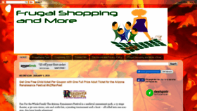 What Frugal-shopping.com website looked like in 2019 (5 years ago)