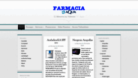 What Farmaciaaqua.es website looked like in 2019 (5 years ago)