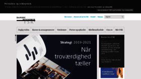 What Fsr.dk website looked like in 2019 (5 years ago)