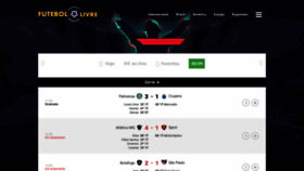 What Futebollivre.net website looked like in 2019 (5 years ago)