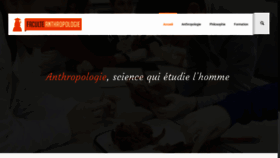 What Faculte-anthropologie.fr website looked like in 2019 (5 years ago)