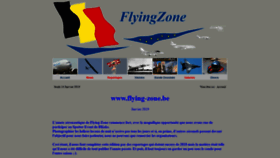 What Flying-zone.be website looked like in 2019 (5 years ago)