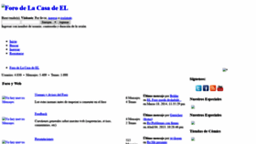 What Foro.lacasadeel.net website looked like in 2019 (5 years ago)