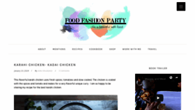 What Foodfashionparty.com website looked like in 2019 (5 years ago)