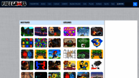 What Freegames.net website looked like in 2019 (5 years ago)