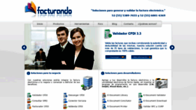 What Facturando.mx website looked like in 2019 (5 years ago)