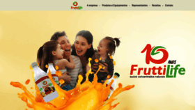 What Fruttilife.com.br website looked like in 2019 (5 years ago)