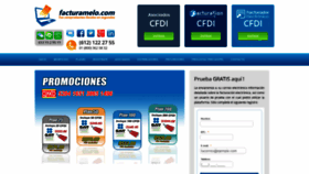 What Facturamelo.com website looked like in 2019 (5 years ago)