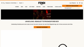 What Fendi.com website looked like in 2019 (5 years ago)