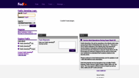 What Fedexsameday.com website looked like in 2019 (5 years ago)