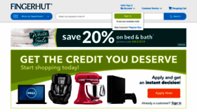 What Fingerhut.com website looked like in 2019 (5 years ago)