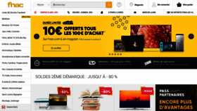 What Fnac.com website looked like in 2019 (5 years ago)