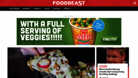 What Foodbeast.com website looked like in 2019 (5 years ago)