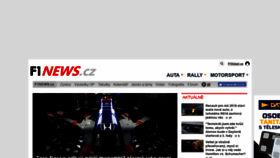 What F1news.autoroad.cz website looked like in 2019 (5 years ago)