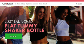 What Flattummyco.com website looked like in 2019 (5 years ago)