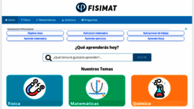 What Fisimat.com.mx website looked like in 2019 (5 years ago)