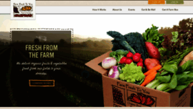 What Farmfreshtoyou.com website looked like in 2019 (5 years ago)