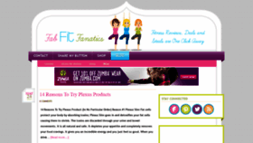 What Fabfitfanatics.com website looked like in 2019 (5 years ago)