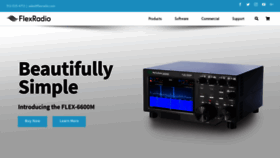 What Flexradio.com website looked like in 2019 (5 years ago)