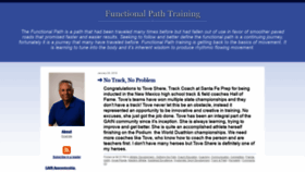 What Functionalpathtrainingblog.com website looked like in 2019 (5 years ago)