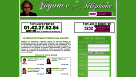 What Fabiola-voyance.com website looked like in 2019 (5 years ago)