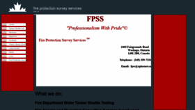 What Fpss.ca website looked like in 2019 (5 years ago)