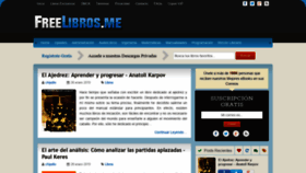 What Freelibros.me website looked like in 2019 (5 years ago)
