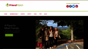 What Friendmatch.com website looked like in 2019 (5 years ago)