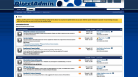 What Forum.directadmin.com website looked like in 2019 (5 years ago)