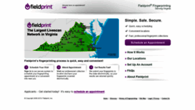 What Fieldprintvirginia.com website looked like in 2019 (5 years ago)