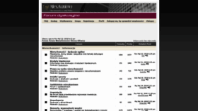 What Forum.mieszkaniowy.com website looked like in 2019 (5 years ago)