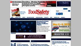What Foodsafetymagazine.com website looked like in 2019 (5 years ago)