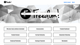 What Freedom.support.tm website looked like in 2019 (5 years ago)