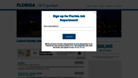 What Floridajobdepartment.com website looked like in 2019 (5 years ago)