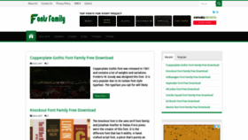 What Freefontsfamily.com website looked like in 2019 (5 years ago)
