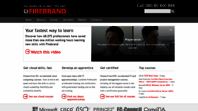What Firebrandtraining.co.uk website looked like in 2019 (5 years ago)