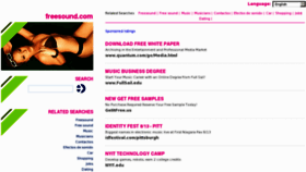 What Freesound.com website looked like in 2011 (12 years ago)