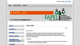 What Fapel.lu website looked like in 2019 (7 years ago)
