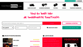 What Foodtruckbooking.com website looked like in 2019 (5 years ago)