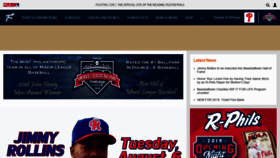 What Fightins.com website looked like in 2019 (5 years ago)