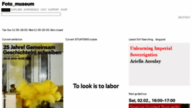 What Fotomuseum.ch website looked like in 2019 (5 years ago)