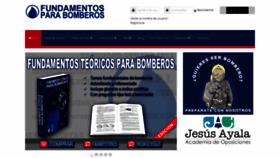 What Fundamentosparabomberos.es website looked like in 2019 (5 years ago)
