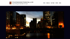 What Fountainheadfinancial.us website looked like in 2019 (5 years ago)