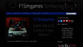 What F1simgames.com website looked like in 2019 (5 years ago)