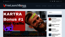 What Freelaunchbonus.com website looked like in 2019 (5 years ago)