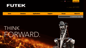 What Futek.com website looked like in 2019 (5 years ago)